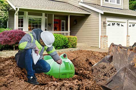 Septic tank inspection